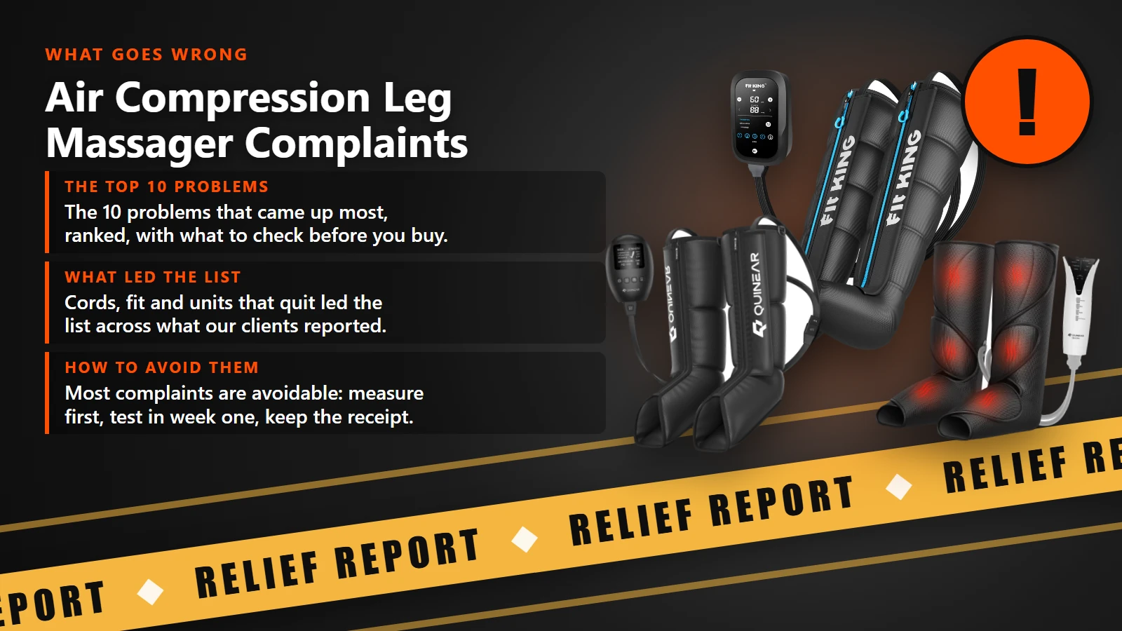 The Top 10 Complaints About Air Compression Leg Massagers, From Our Clients and Facebook Group
